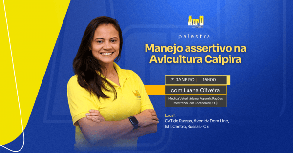 Imagem do evento Manejo Assertivo na Avicultura Caipira