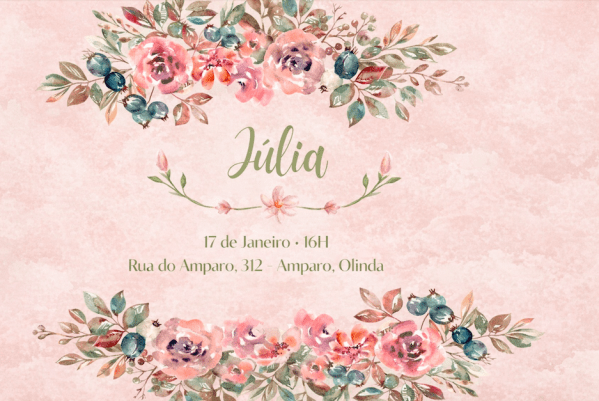 Imagem do evento NIVER DE JULIA - 17/01 - SÁBADO - AMP 213