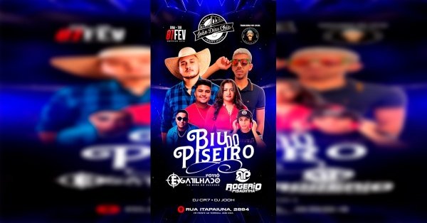 Imagem do evento SHOW BIU DO PISEIRO