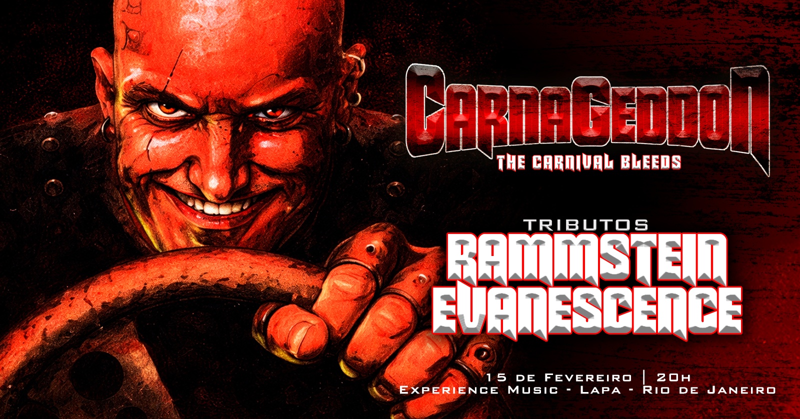 CARNAGEDDON | Tributo Rammstein & Evanescence | Experience Music - Lapa - Rio de Janeiro, RJ