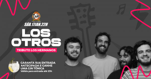Imagem do evento Duke Pub - Show c/ Los Otros - Sábado - 17/01