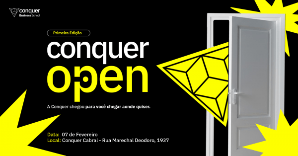 Imagem do evento Conquer Open - Inauguração Unidade Cabral