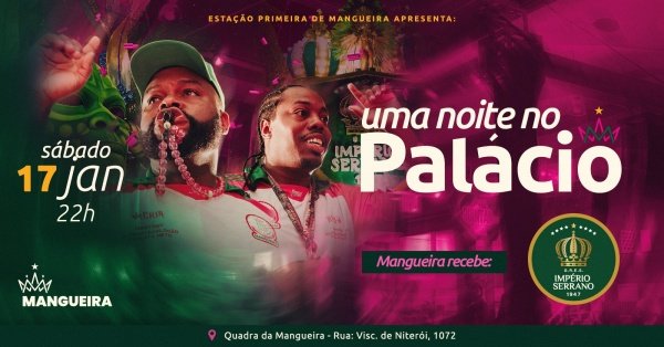 Imagem do evento Uma Noite no Palácio com Império Serrano
