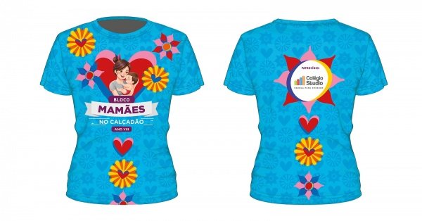 Imagem do evento Camisa Oficial -  Bloco Mamães no Calçadão 2026
