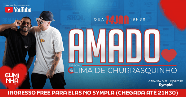 Imagem do evento CLIMA DE CHURRASQUINHO - PAGODE DO AMADO GRAVAÇÃO DE ÁUDIO VISUAL