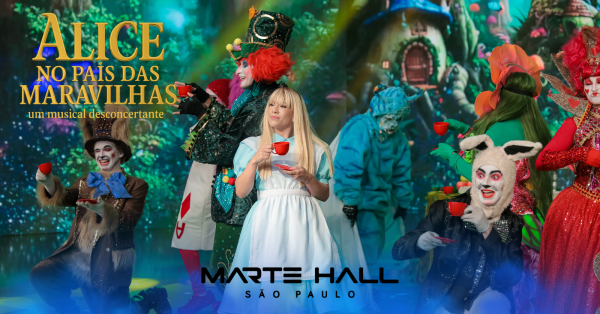 Imagem do evento Alice no País das Maravilhas - Um Musical Desconcertante