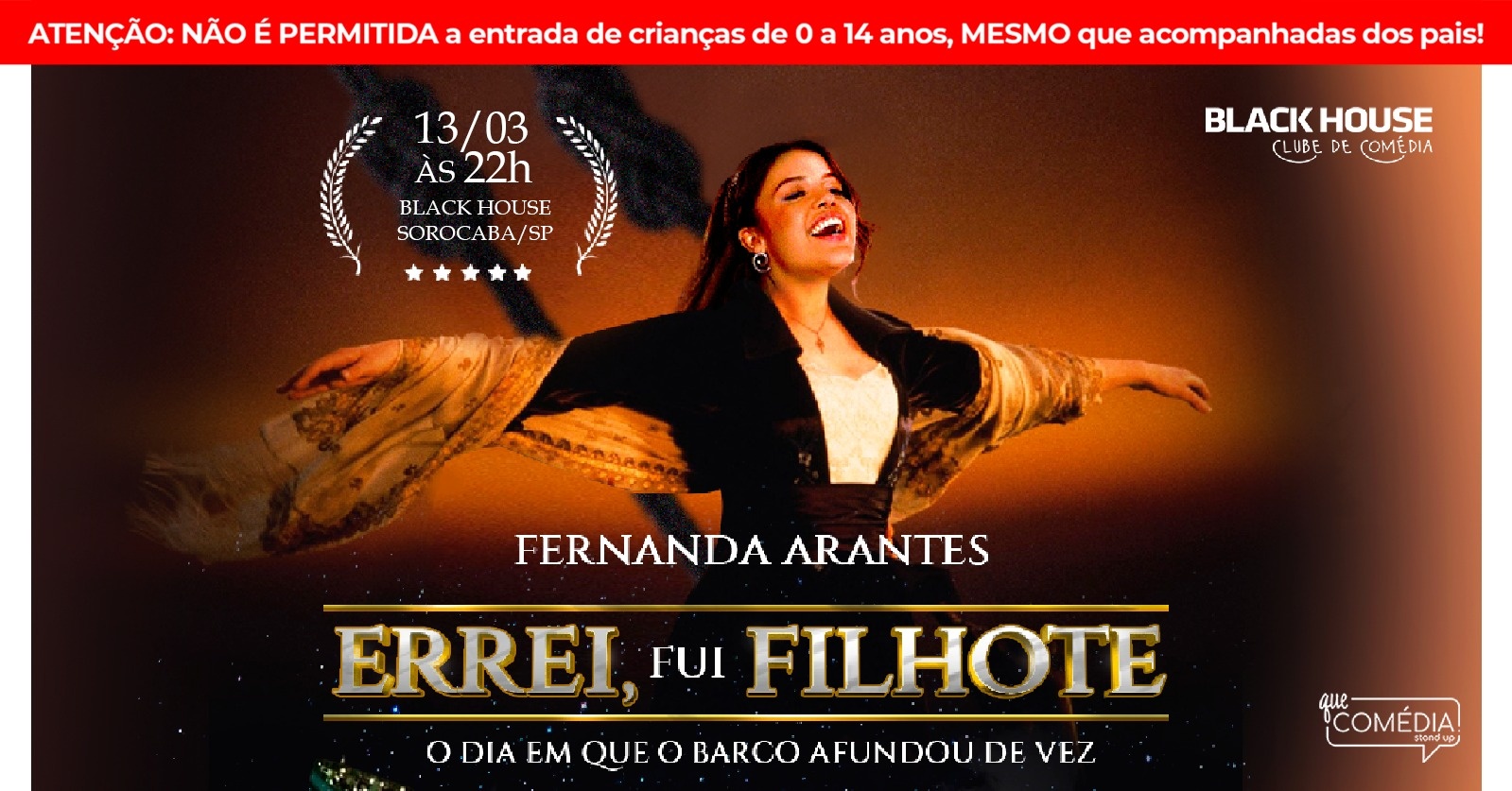 Fernanda Arantes em Sorocaba - Errei, fui Filhote - Stand Up Comedy