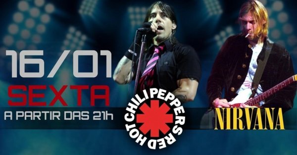 Imagem do evento RED HOT CHILI PEPPERS COVER E NIRVANA COVER EM SOROCABA