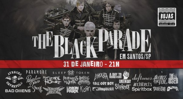 Imagem do evento The Black Parade | Santos/SP