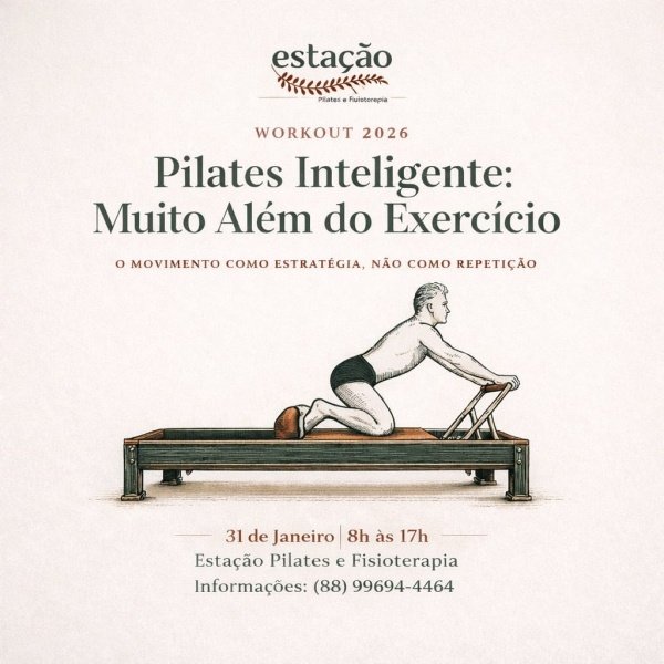 Imagem do evento WORKOUT 2026- ESTAÇÃO PILATES E FISIOTERAPIA