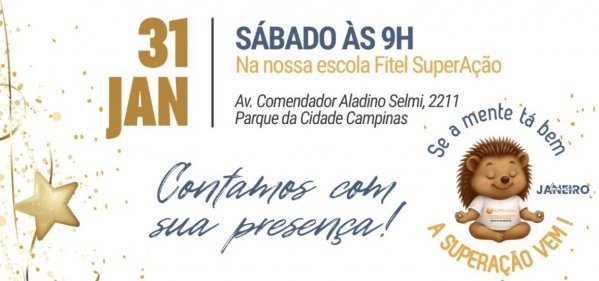 Imagem do evento Janeiro Branco, cuidar de quem cuida.