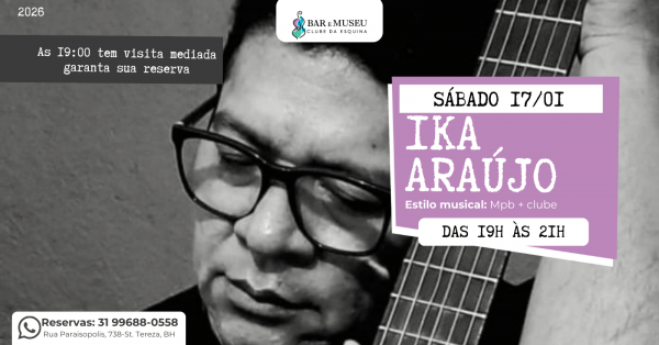 Imagem do evento Ika Araújo – UM TRIBUTO AO CLUBE DA ESQUINA