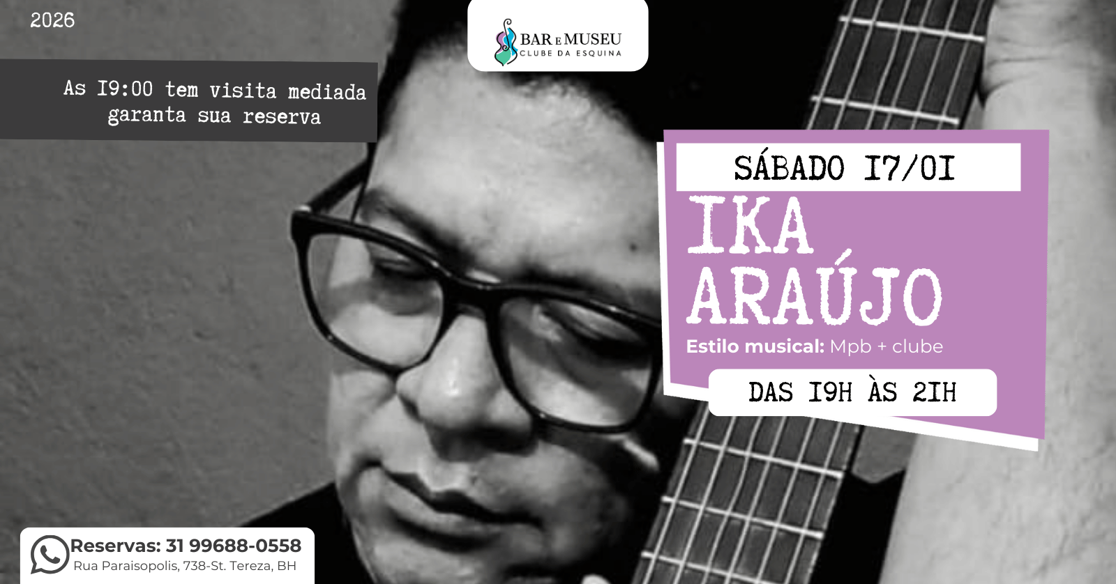 Ika Araújo – UM TRIBUTO AO CLUBE DA ESQUINA