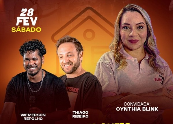 Imagem do evento CYTHIA BLINK- OS COMEDIANTES DA CASA    