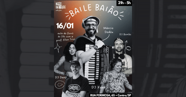 Imagem do evento forró não-mono - edição baile baião