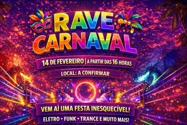 Imagem do evento Rave de Carnaval