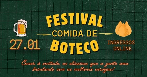 Imagem do evento Festival de Comida de Boteco | Primeira Edição de 2026