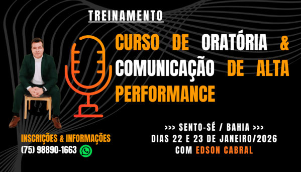 Imagem do evento CURSO DE ORATÓRIA & COMUNICAÇÃO DE ALTA PERFORMANCE