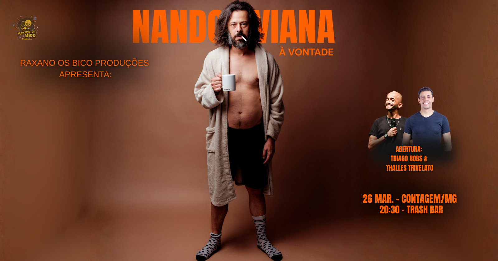 Nando Viana - a Vontade (Novo Show) - Standup Comedy em Contagem