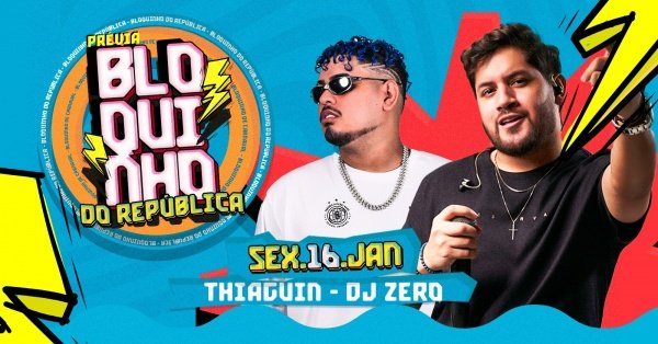 Imagem do evento Prévia Bloquinho do República