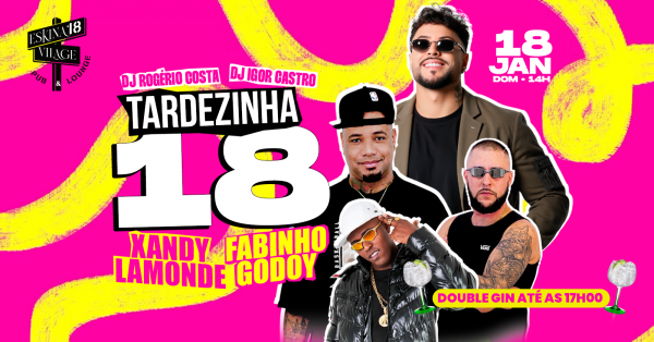 Imagem do evento TARDEZINHA 18