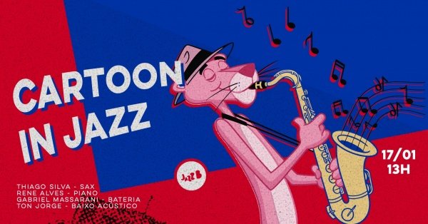 Imagem do evento CARTOON IN JAZZ no JazzB (SÁBADO 17/JAN/26)