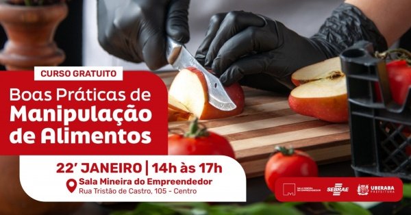 Imagem do evento Capacitação BOAS PRÁTICAS DE MANIPULAÇÃO DE ALIMENTOS