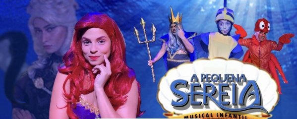 Imagem do evento A Pequena Sereia - Musical com pipoca Grátis