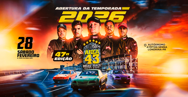 Imagem do evento LISTA ÁREA 43 - LONDRINA | 28 FEVEREIRO