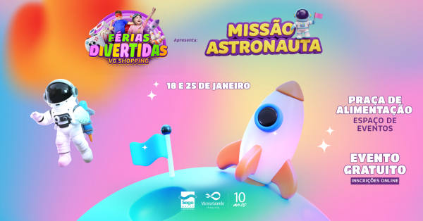 Imagem do evento Missão Astronauta: Férias no Espaço