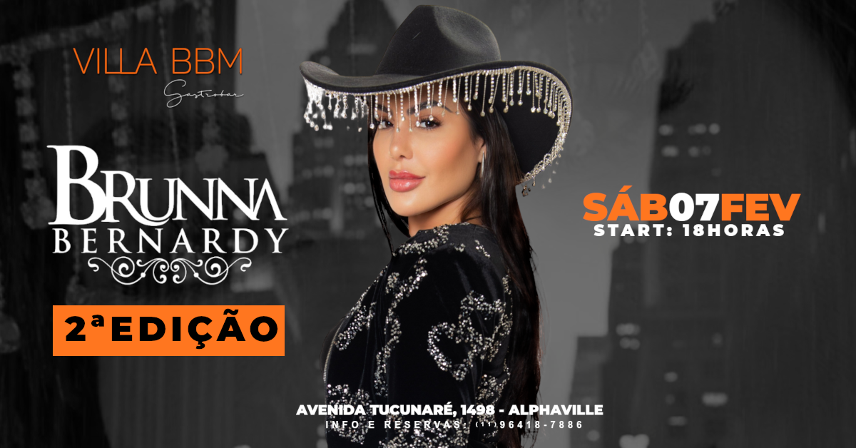 Brunna Bernardy na Villa Bbm  2ª Edição em Barueri