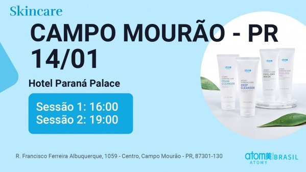 Imagem do evento Skincare com produtos Coreanos - Campo Mourão / PR