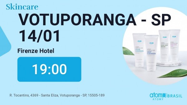 Imagem do evento Skincare com produtos Coreanos - Votuporanga / SP