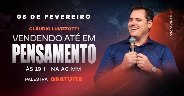 Imagem do evento Vendendo até em Pensamento: A Mentalidade comercial de alta performance