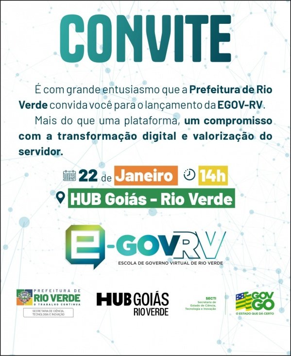 Imagem do evento LANÇAMENTO DA ESCOLA DE GOVERNO EGOV-RV