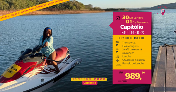 Imagem do evento Casa de Luxo em Capitólio/Escarpas do lago-Entrada R$ 250,00 + R$ 739,90 até dia  20/01