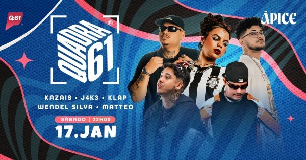 Imagem do evento 17.01 | QUADRA 61