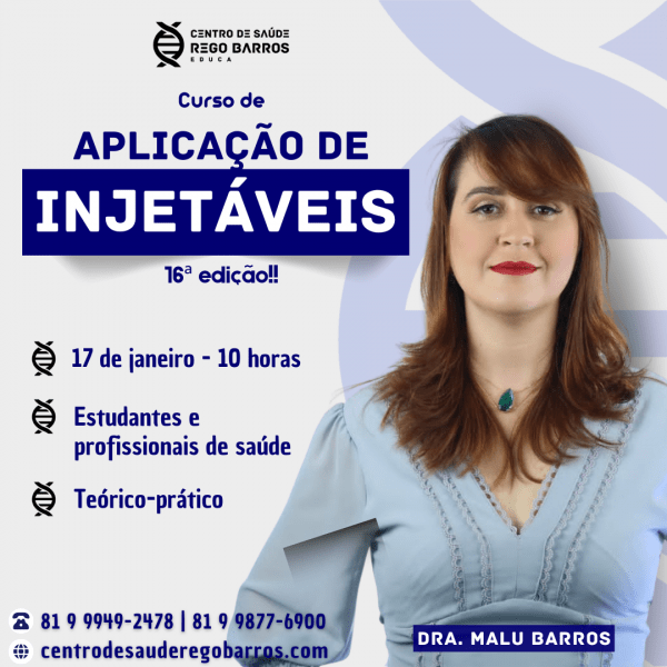 Imagem do evento Curso Aplicação de Injetáveis 16ª Edição