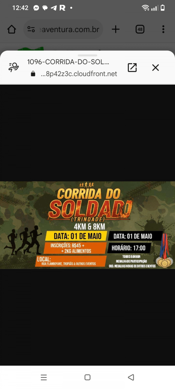 Imagem do evento Corrida soldado trindade