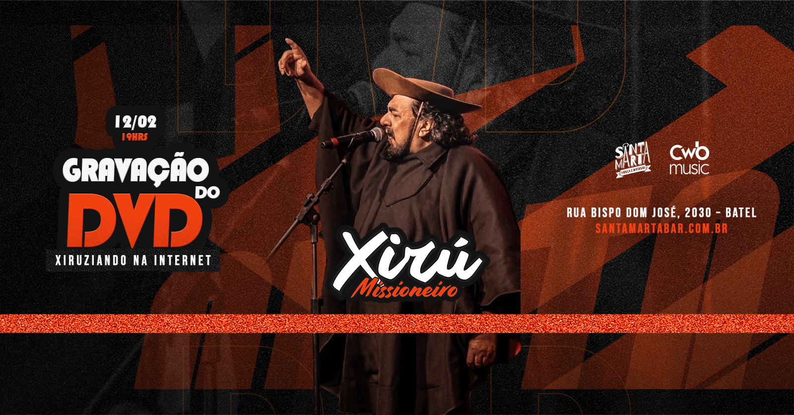 Gravação do DVD Xiru Missioneiro ao vivo em Curitiba 12/02 Santa Marta bar
