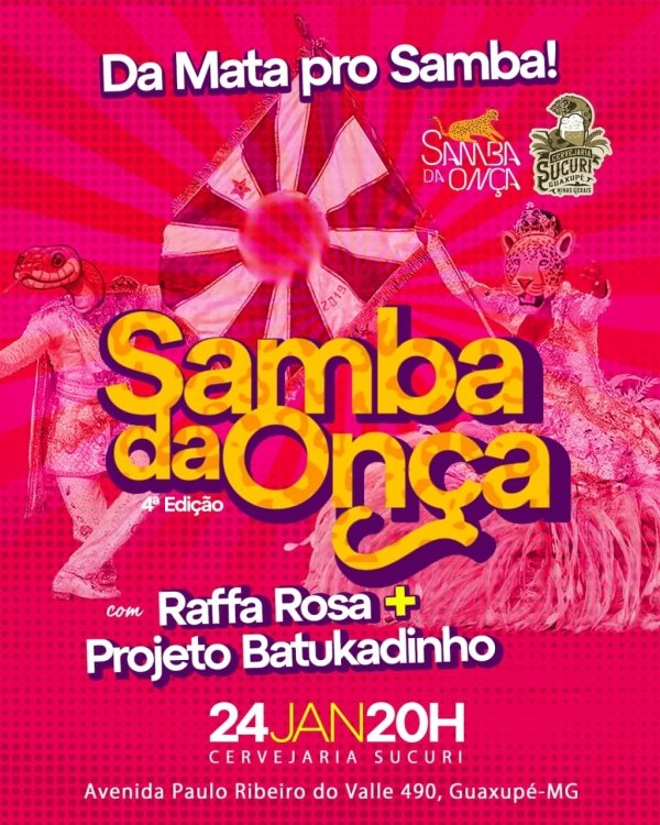 Imagem do evento Pré-Carnaval do Samba da Onça + Cervejaria Sucuri