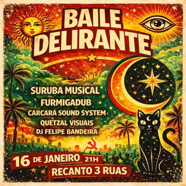Imagem do evento Baile Delirante de Janeiro - O Petroleo é Nosso ?!