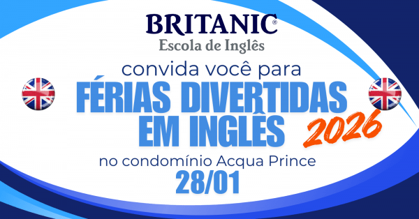 Imagem do evento Férias Divertidas em Inglês - Acqua Prince - Janeiro de 2026