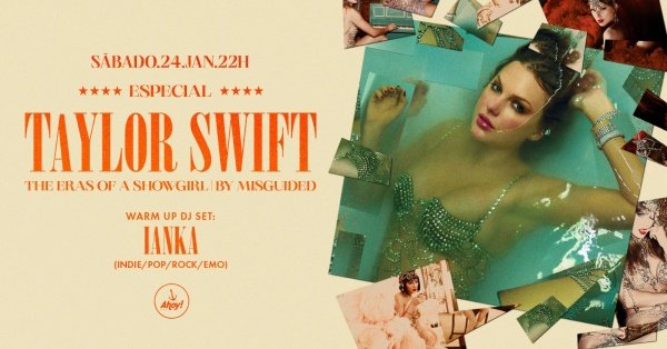 Imagem do evento ESPECIAL TAYLOR SWIFT no Ahoy! Tavern Club 