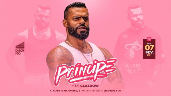 Imagem do evento AFRO RIO -  PRINCIPE + DJS  CHARME , HIP HOP, AFROBEAT E  FUNK (Cópia)