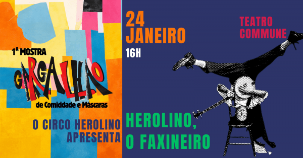 Imagem do evento Herolino, O Faxineiro - 1ª MOSTRA GARGALHÃO