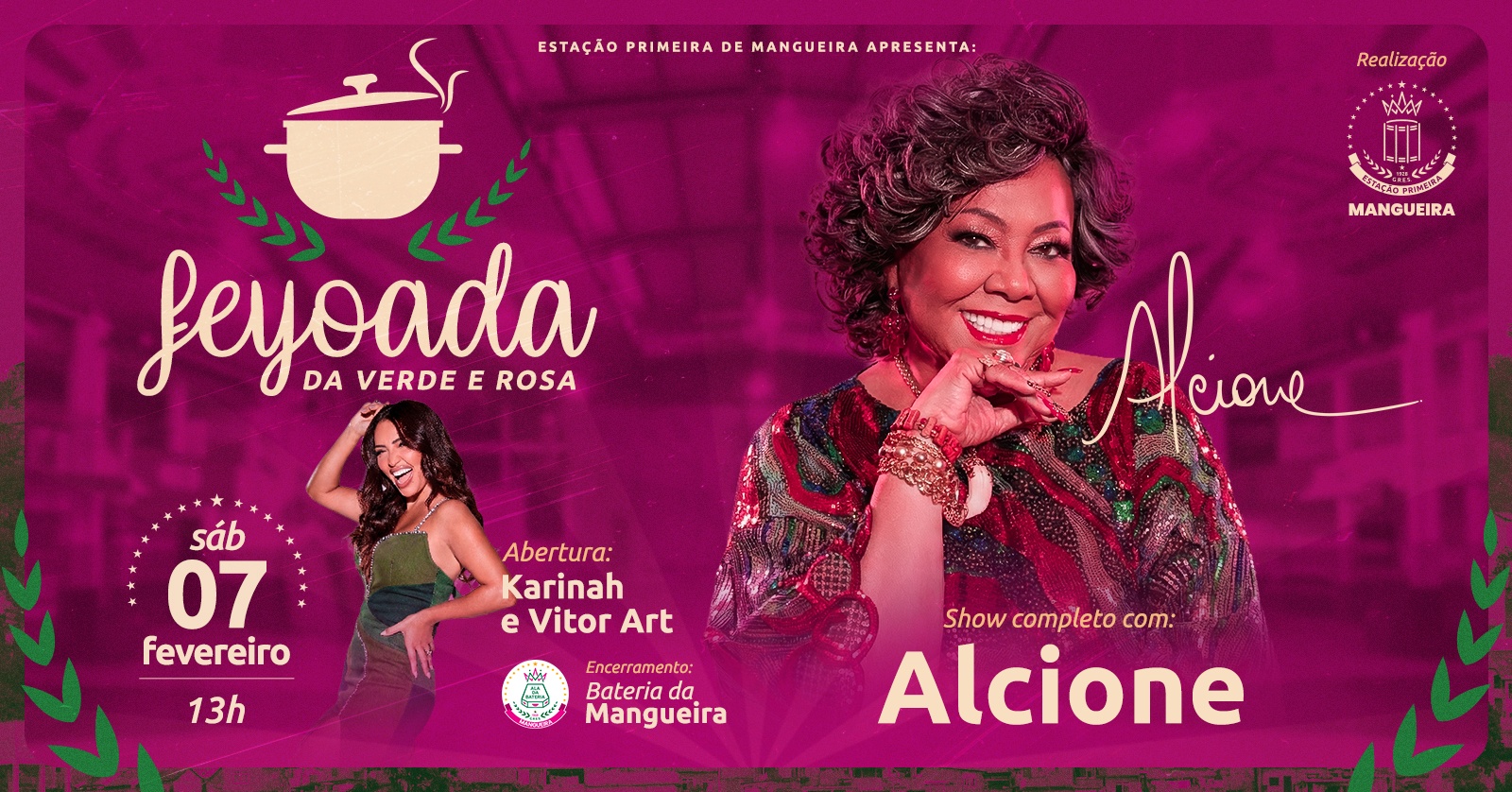 FEIJOADA DA MANGUEIRA COM ALCIONE
