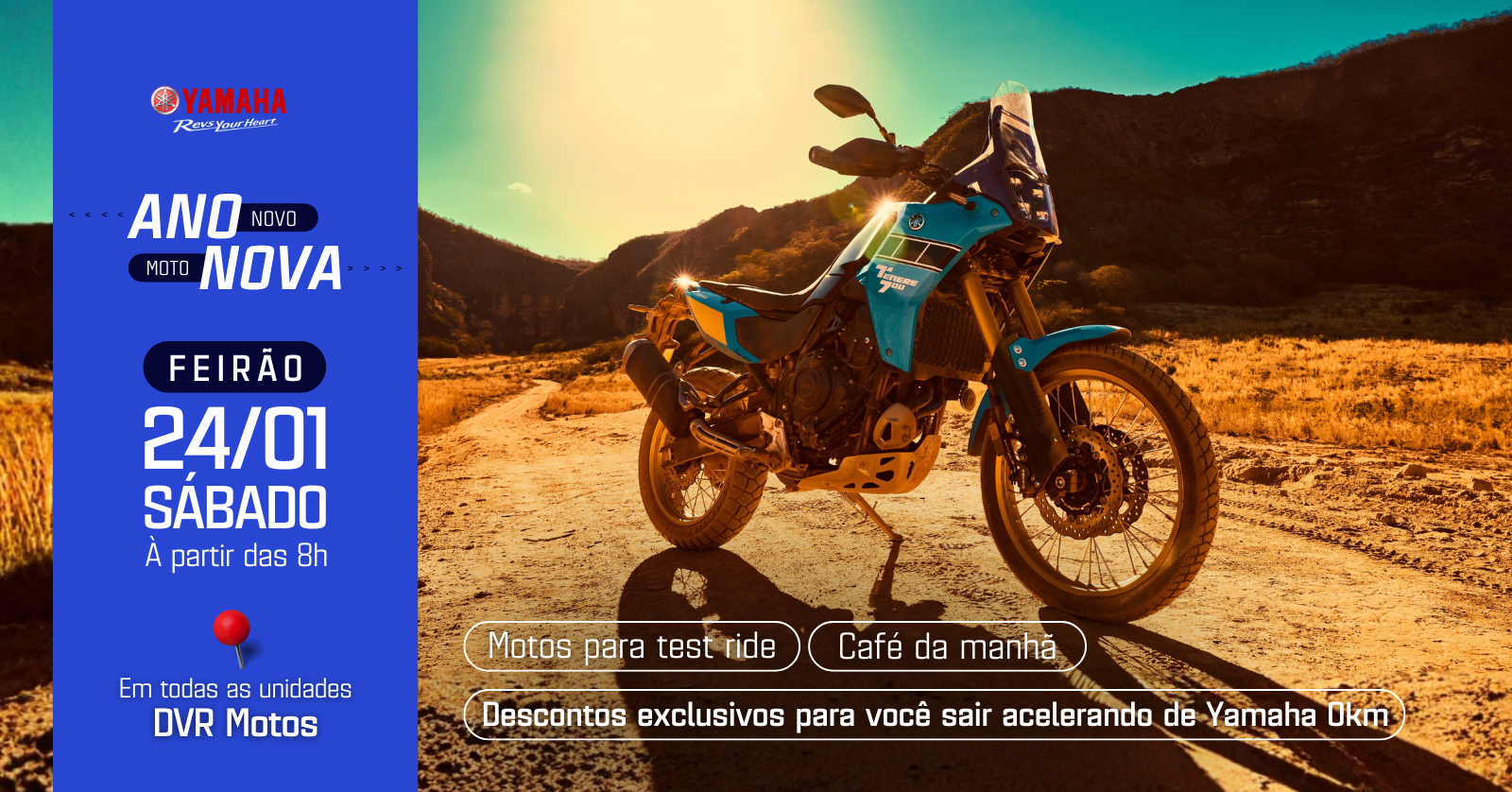 Feirão Ano Novo, Moto Nova