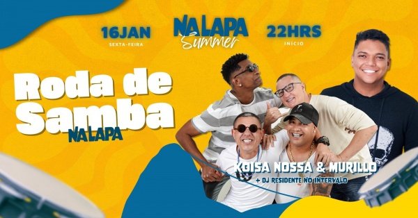 Imagem do evento RODA DA SAMBA NALAPA