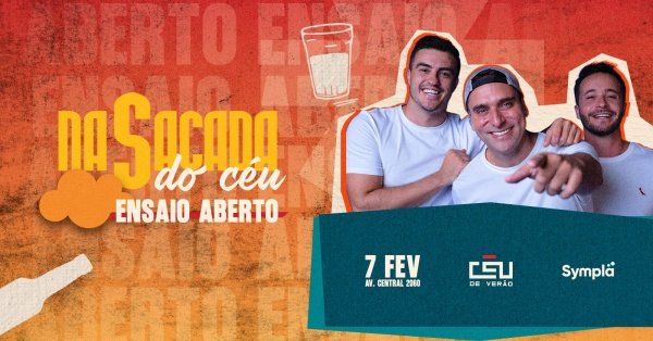 Imagem do evento NA SACADA DO CÉU | 07/02